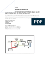 Alarm Sederhana Untuk Motor