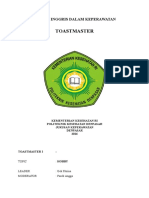 Toastmaster: Bahasa Inggris Dalam Keperawatan