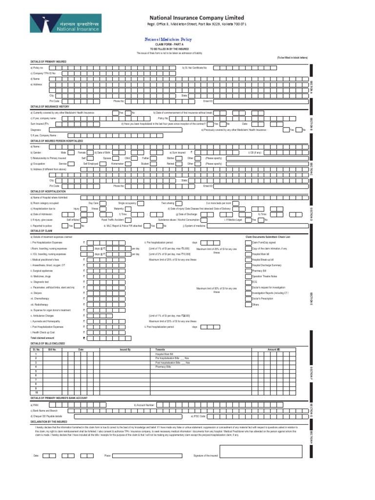 ghpl insurance claim form