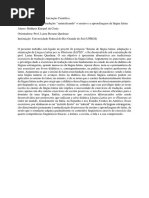 Resumo de Trabalho de Iniciação Científica