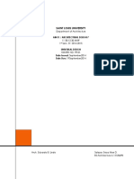 Saint Louis University: Department of Architecture