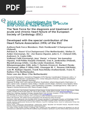 Hf Heart Failure Myocardial Infarction