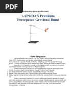 Download Contoh Laporan Praktikum Percepatan Gravitasi Bumi by Shohihatun Bariyah SN327561653 doc pdf