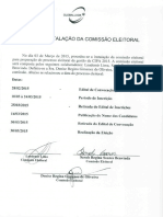 Edital de Instalação Da Comissão Eleitoral PDF