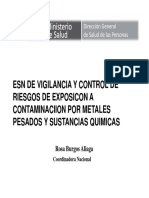 1. Vigilancia Epidemiologica de Metales y Plaguicids en El Peru y La REgion