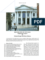 Restoration of City Hall, Dublin - Civic Trust Paper