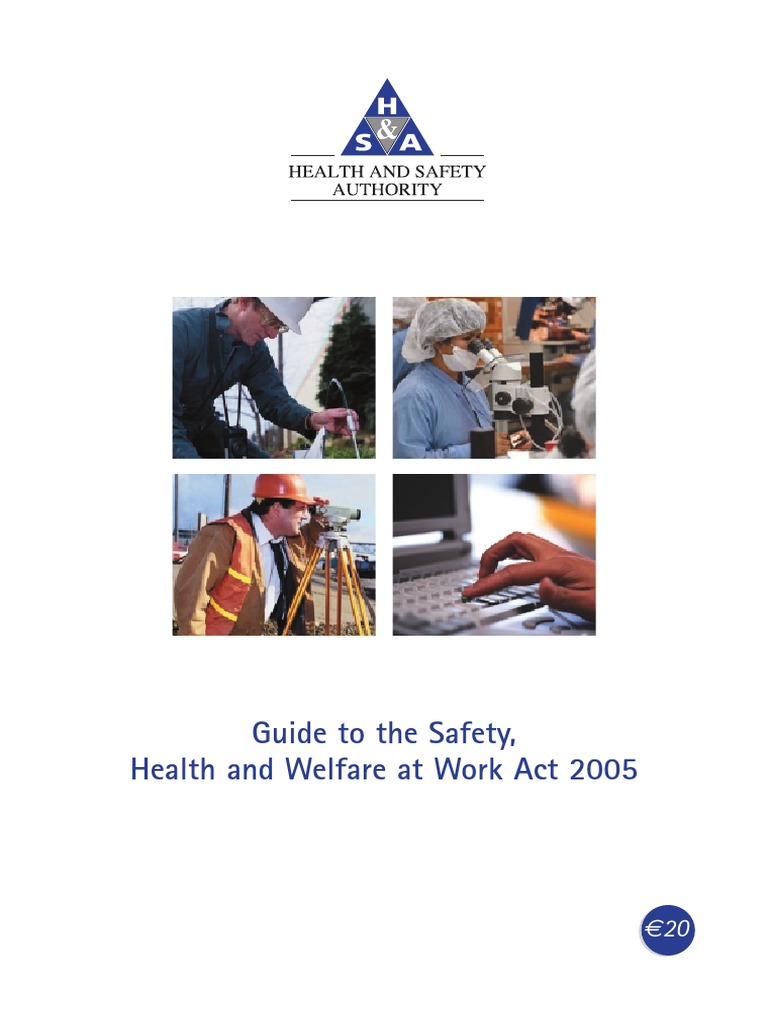 Health & Safety at Work Act 2005 PDF | PDF | Employment | Occupational ...
