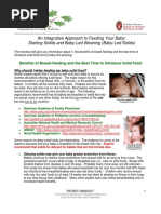 Download Handout Baby-led Weaning by Marcela Neves Wanderley SN327571829 doc pdf