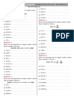 Chap 1 - Exercices 03 - Décompositions de Nombres - CORRIGE