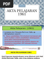 Akta Pelajaran 1961