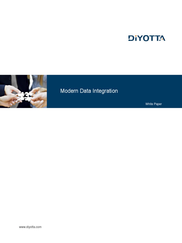 Modern Data Integration WhitePaper | PDF | Computers
