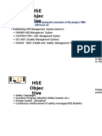4) Hse Objective