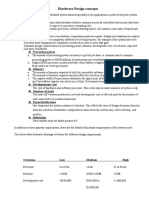 Hardware Design Concepts: Processing Power