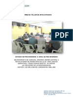 Informe de Taller de Involucrados