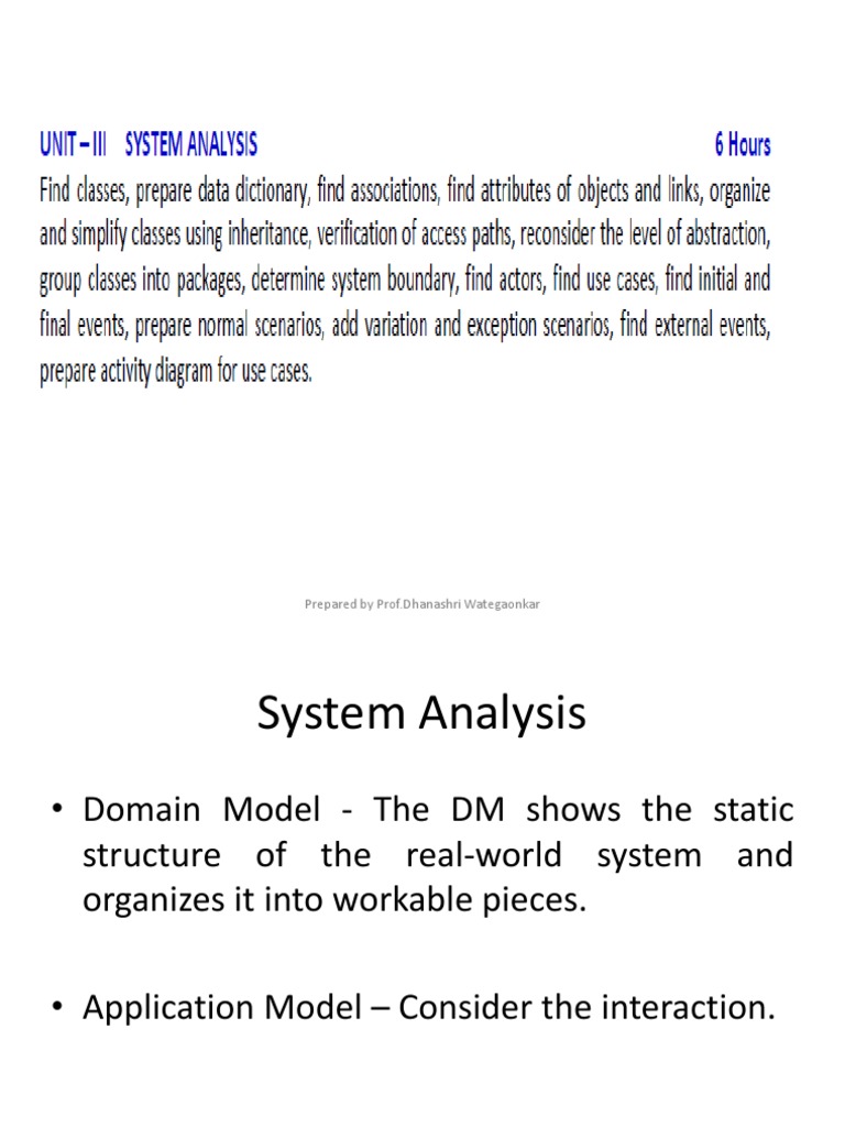 System Analysis Guide for Developers | PDF