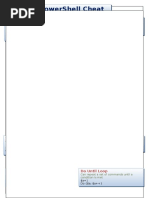 PowerShell Cheat Sheet