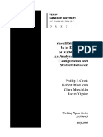 Should Sixth Grade Be in Elementary or Middle School? An Analysis of Grade Configuration and Student Behavior