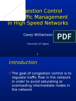 Congestion Control and Traffic Management in High Speed Networks
