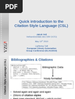 Download Short introduction into CSL by nichtich SN32759847 doc pdf