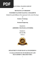 Download Mechanical Summer Training Report NE Railway Gorakhpur by Abhi0825 SN327599375 doc pdf