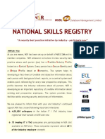 Newsletter National Skills Registry