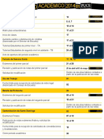 Calendario Académico 2014-01