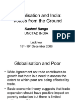 Globalisation and India: Voices From The Ground: Rashmi Banga