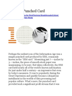 The IBM Punched Card