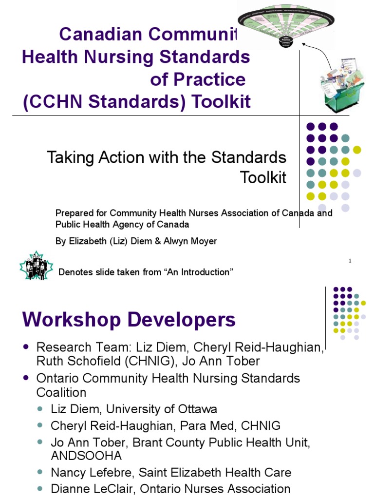 CCHN Standards Toolkit for Community Nursing | PDF | Nursing | Evaluation