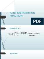 Joint Distribution Function
