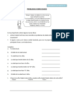 Problemas de edades resueltos con ecuaciones