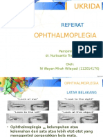 Ophthalmoplegia: Referat
