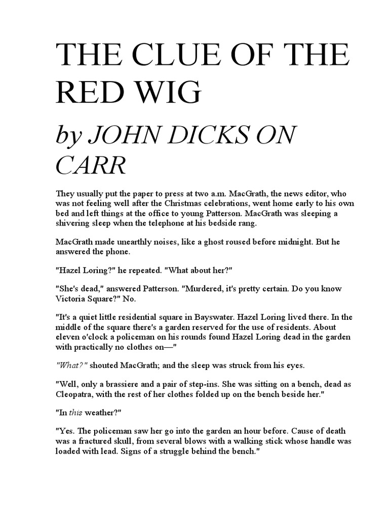 (The Strand Dec #39 40 EQMM Dec #39 48) (Other Shorts 5) Carr John Dickson