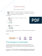 Suma y Resta de Números Decimales