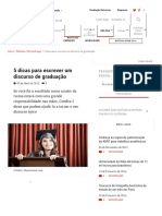 5 Dicas para Escrever Um Discurso de Graduação