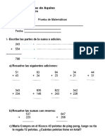 Prueba de Matematicas