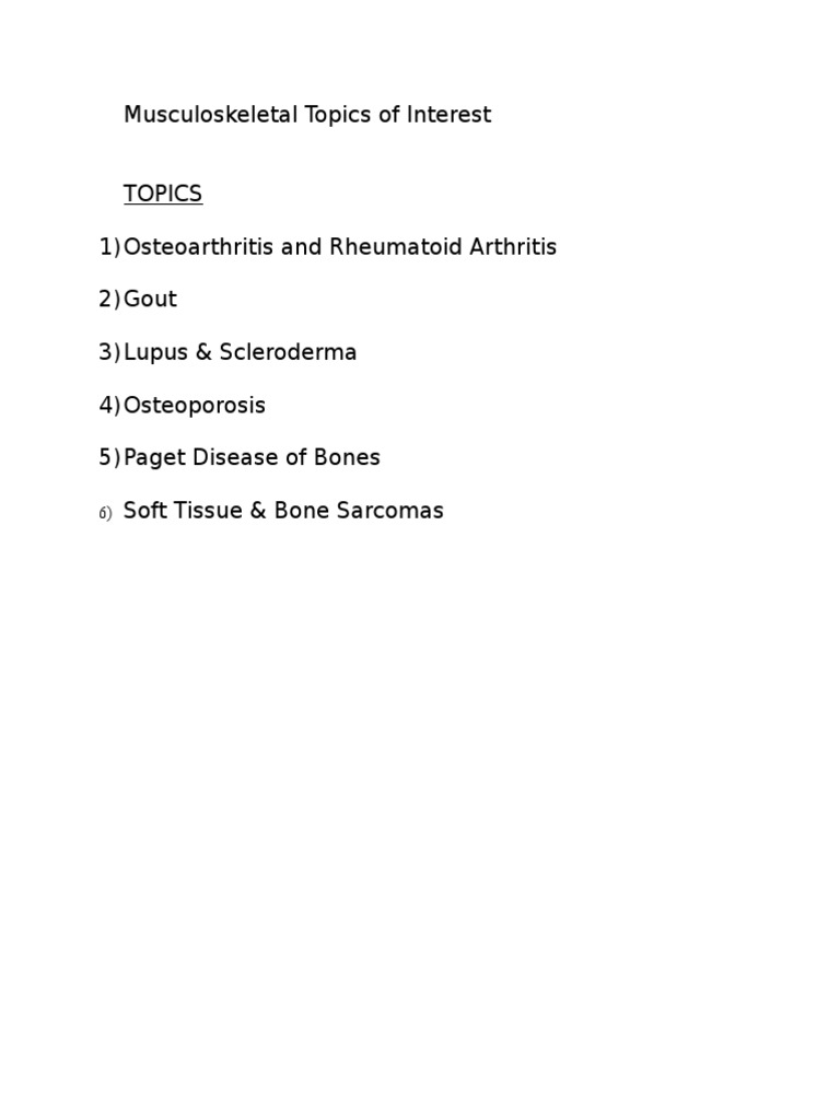Musculoskeletal Disorders Overview | PDF | Sports & Recreation | Social ...