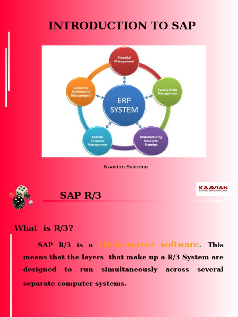 Introduction to SAP R/3 Overview | PDF | Sap Se | Application Software
