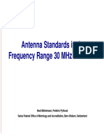 Antenna Standards in The Frequency Range 30 MHZ To 18 GHZ