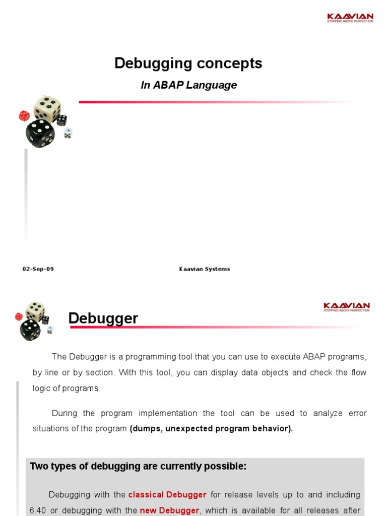 ABAP Debugging Techniques Explained | PDF | Information Technology ...