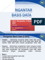 Chapter 1 - Pengantar Basis Data