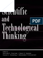 Scientific and Technological Thinking - Michael E. Gorman PDF