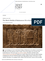 The Black Obelisk of Shalmaneser III at the British Museum – Ancient History Et Cetera