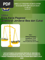 Download Bea Dan Cukai -Etika Kerja Dan Tupoksi DJBC by Muhammad Syah SN327632429 doc pdf