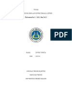 Pertemuan Ke-2: Job 2 Dan Job 3: Tugas Praktikum Simulasi Sistem Tenaga Listrik