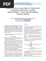 Helicopter Blade FEA