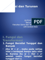 Pertemuan 12 (Fungsi Dan Turunan)