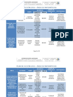 Plan de Accion 2016 Matemáticas