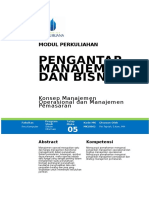 Modul Materi Pertemuan 5 Pengantar Manajemen Dan Bisnis