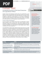 Fortigate - 800C: Accelerated Security For Mid-Sized Enterprises and Large Branch Offices